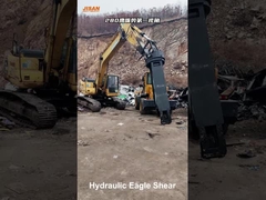 Volldrehbare Schrott-Abbau-Schere zur Verarbeitung von Stahl in Schrott