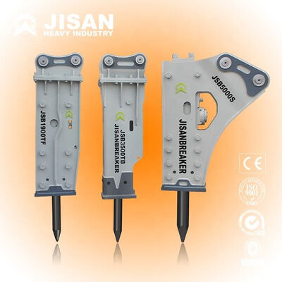 Hydraulischer Bagger, Felsbrecher 140 Bar Druck 3,5 Meter Länge geeignet für Bauarbeiten und Steinbrüche