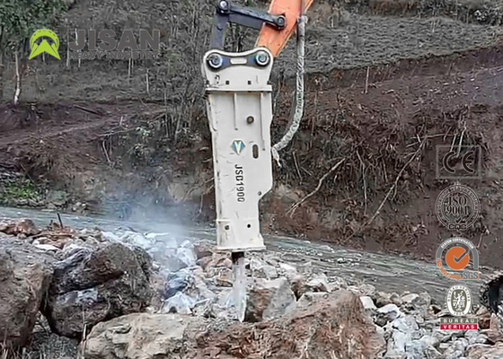 Tonnen-Bagger-Felsen-Unterbrecher-Hammer-Meißel 155mm KOMATSU 30-40 für PC300 PC400