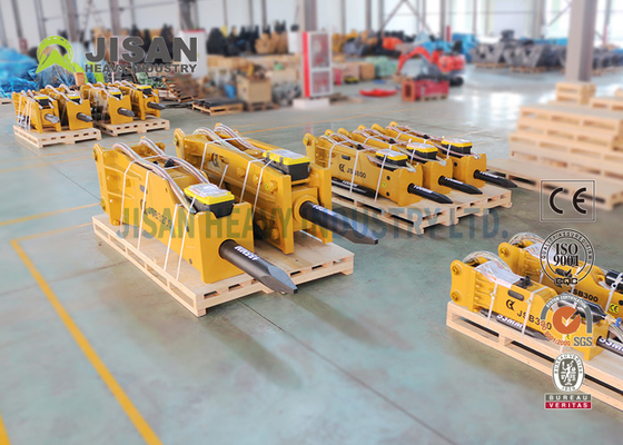 Ce-zertifizierter hydraulischer Felshammer Vibro 42 Crmo-Meißelmaterial
