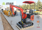 Euros Work Hydraulic Mini Excavator-Maschine, landwirtschaftliche Maschinerie 1 Ton Excavator