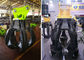 Die 4 Zinken-orange Schale halten hydraulische robuste Struktur geeignetes Hitachi ZX210 20 Tonne Bagger fest