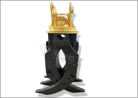 Bauholz-Zupacken-hydraulischer Klotz halten breite Öffnungs-Kiefer für 20 Bagger Tonnen- PC200 fest