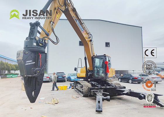 Jisan Bagger Demolition Hardox Stahl Scheren Festung Schrott Scheren zum Verkauf Autos Demontage Maschine