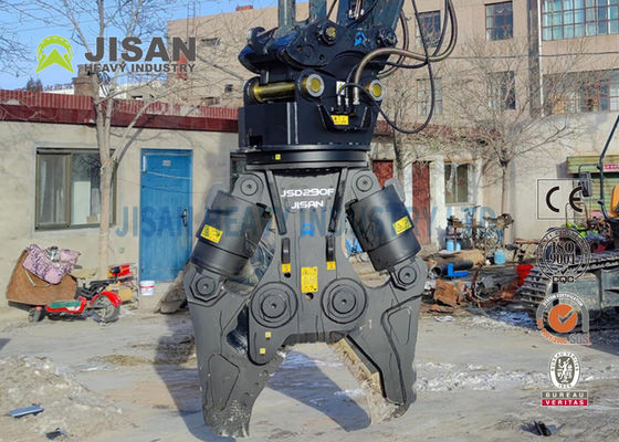 JSD40F-JSD480F Excavator Metal Shears For Demolition And Recycling With 360 Deg Hydraulic Rotation Motor