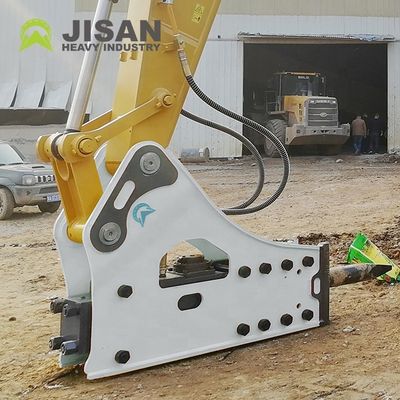 Hydraulischer Felsbrecher mit Betriebsdruck von 160-180 kg/cm2 150-190 l/min Ölfluss und Aufprallgeschwindigkeit von 350-500 bpm für Bagger