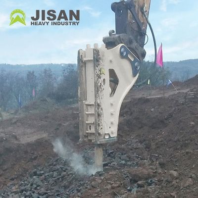 Hydraulischer Felsbrecher mit Betriebsdruck von 160-180 kg/cm2 150-190 l/min Ölfluss und Aufprallgeschwindigkeit von 350-500 bpm für Bagger