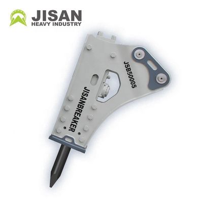 Hydraulischer Felsbrecher mit Betriebsdruck von 160-180 kg/cm2 150-190 l/min Ölfluss und Aufprallgeschwindigkeit von 350-500 bpm für Bagger