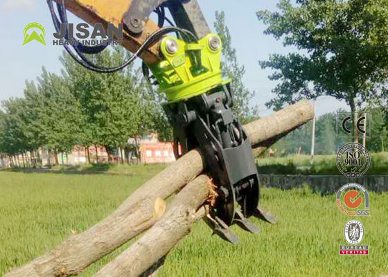 Doppelverknüpfungsrotation Hydraulische Baumstammgreifmaschine mit 1800 mm Kieferöffnung für CAT 336 Bagger