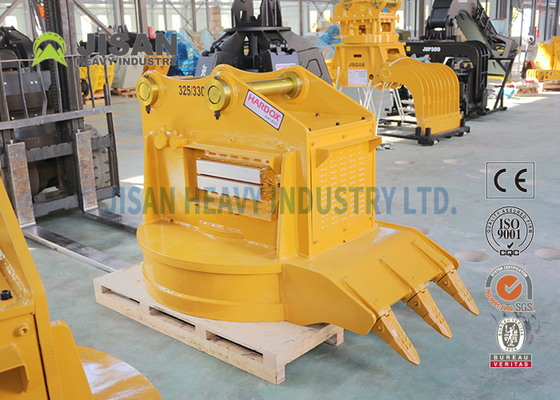 1600 kg 3600 lb 1,2 m 47 Zoll runder hydraulischer Hebe-Elektromagnet für Kran-Metallschrott