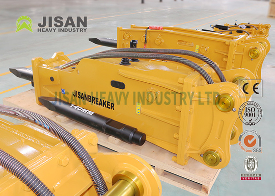 Dauerhafter Bagger Soosan Mini Hydraulic Breaker Cushions Chisel für Felsen-Hammer-Stückchen