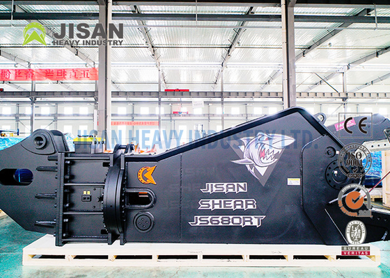 Stange 850mm Js680rt hydraulische Scher150 mit schließendem Zyklus für Stahlausschnitt