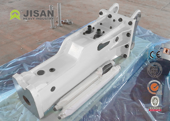 Zum Schweigen gebrachte Art hydraulischer Felsen-Unterbrecher-Bagger Jack Hammer Breaker Attachment
