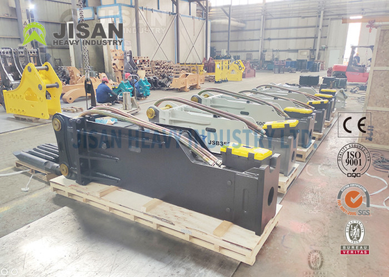 Konkreter kastenähnlicher hydraulischer Felsen-Hammer des Unterbrecher-Zubehör-SB40 für Bagger